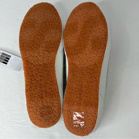 NWOT! Superga Slip On Shearling Mule Round Toe Light Gray Women S3112mw Sneakers - Picture 8 of 14